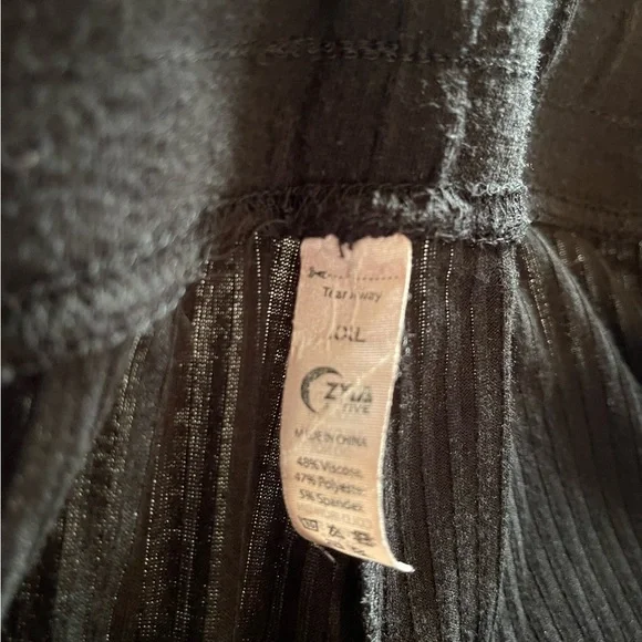 Zyia Active black ribbed joggers RETIRED size XXL great condition! - Picture 4 of 8